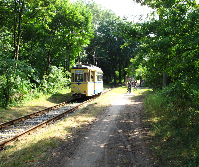 Stra�enbahn nach Ruedersdorf
